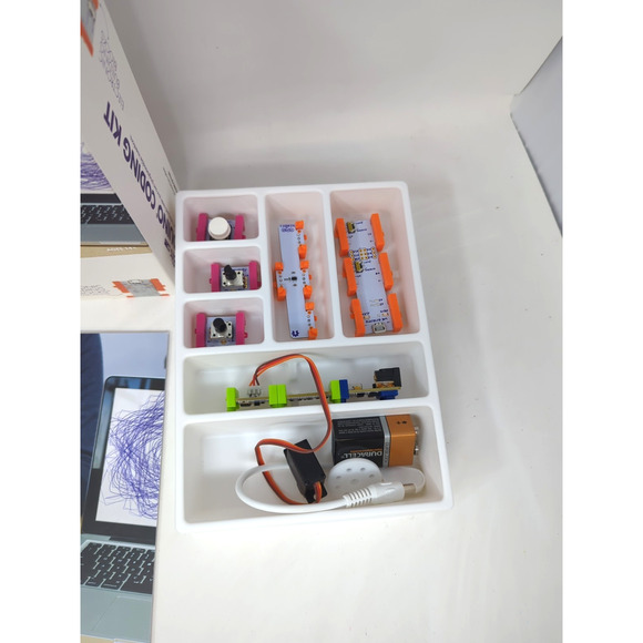 New Little Bits Arduino Coding Kit 8 bits Modules colors of invention complete - Picture 4 of 6